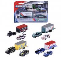 Racing Auto 2 ks s prívesom Deluxe, 4 druhy